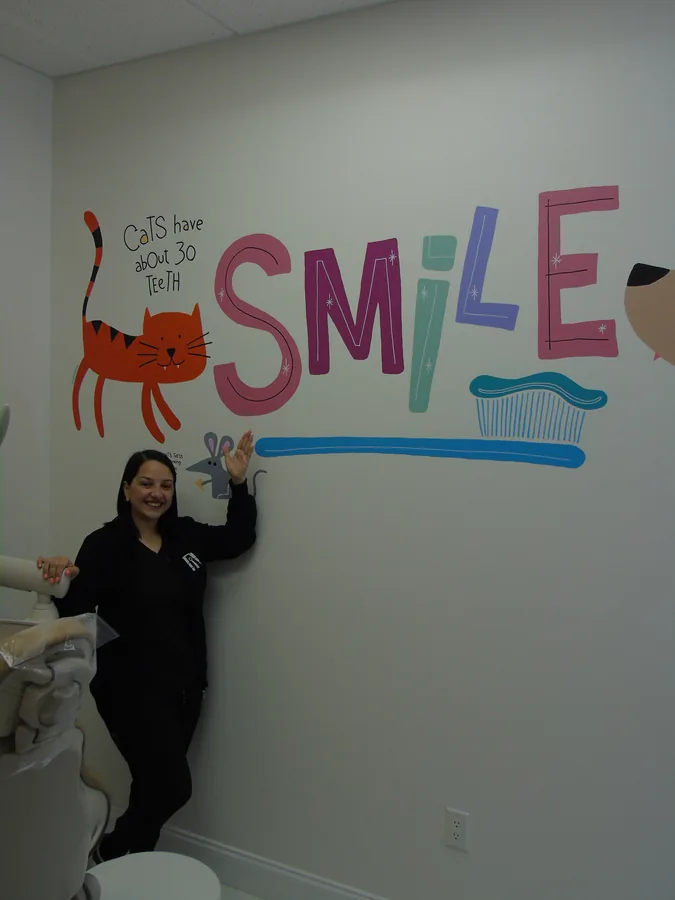 Mural infantil de Neosmiles Dental Care